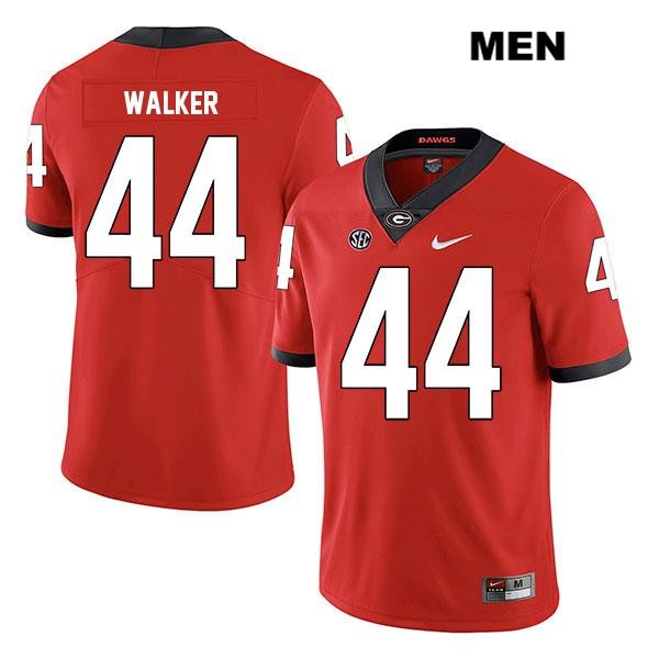 Georgia Bulldogs Men's Travon Walker #44 NCAA Legend Authentic Red Nike Stitched College Football Jersey CWN8356PS